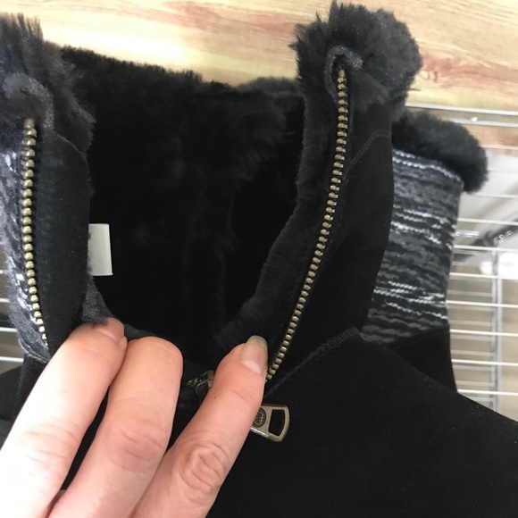 Lamo Water- and Stain-Resistant Suede Boots - Picture 9 of 10